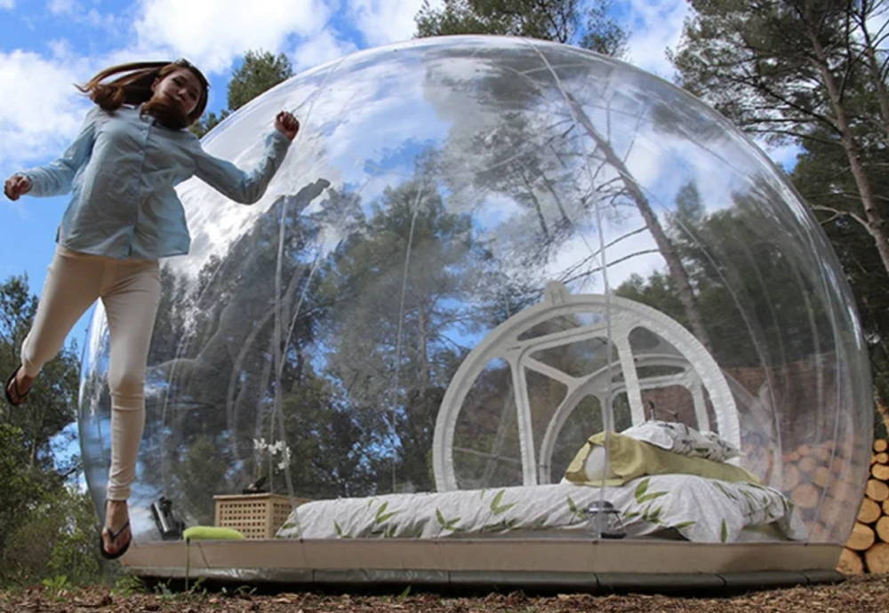 bubble clear tent